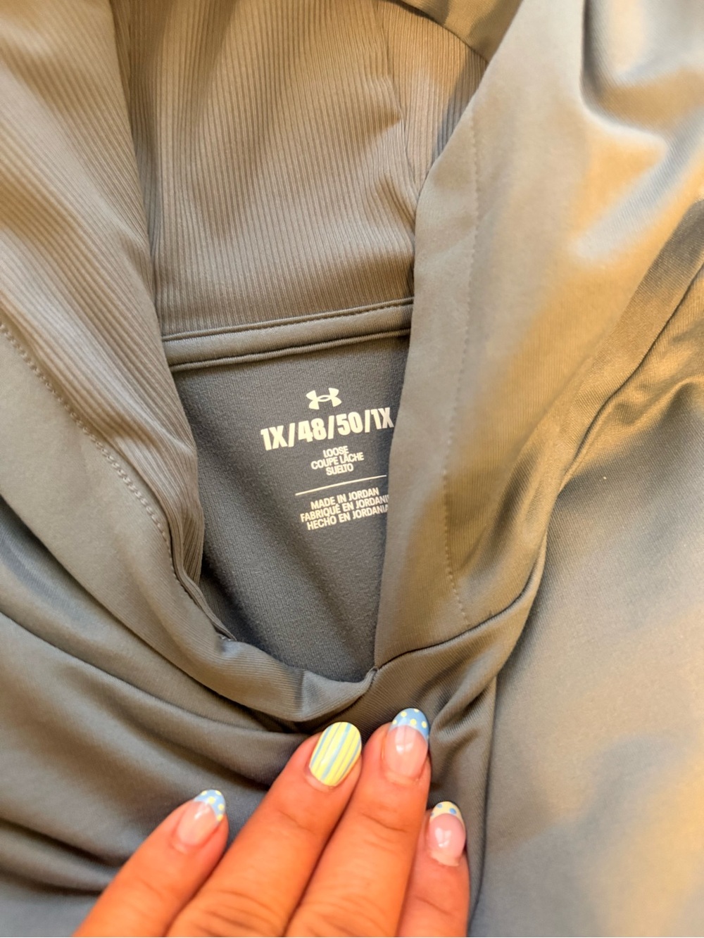 Under Armour Slate Blue Active Hoodie - Picture 2 of 3